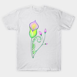 pink flowers T-Shirt